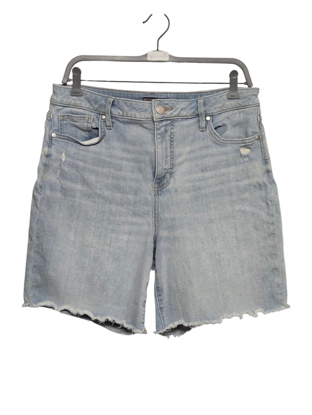 Simply Vera Vera Wang Jean Shorts Sz 12 Light Wash
